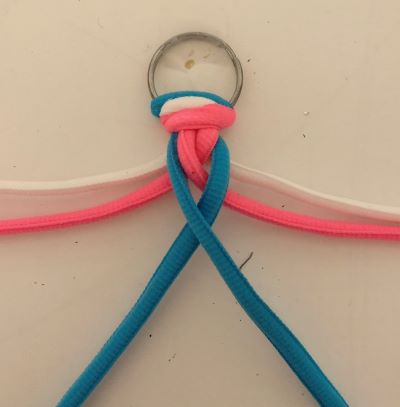 Shoelace Keychain Craft