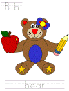 Bb bear tracer pages