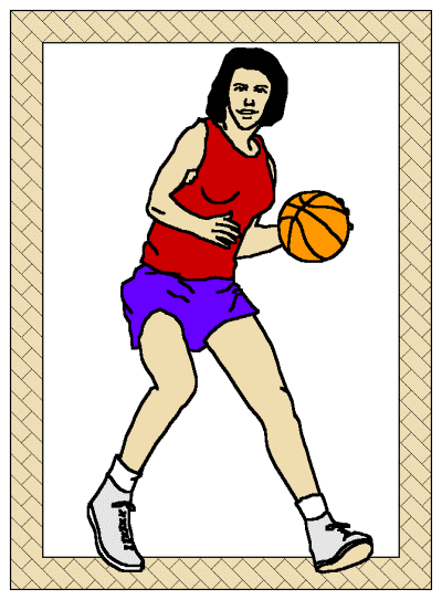 basketball coloring page