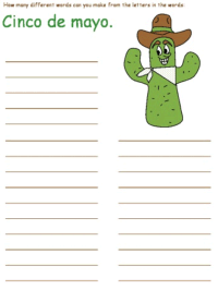 word mine worksheets