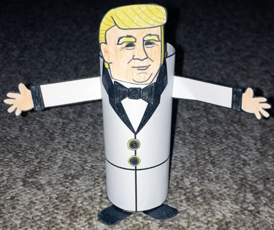 Donald Trump craft for kids