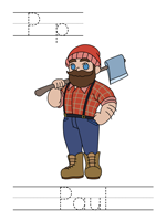 Paul Bunyan tracer pages