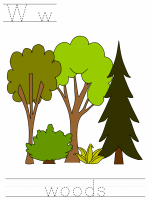 Printable print practice worksheet - Ww woods
