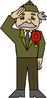 Veteran soldier paper craft