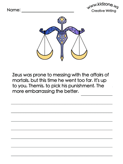 Libra writing prompt