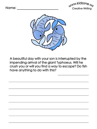 Pisces writing prompt