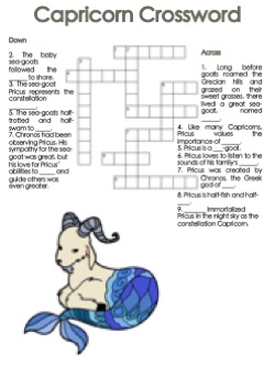Capricorn Crosswords