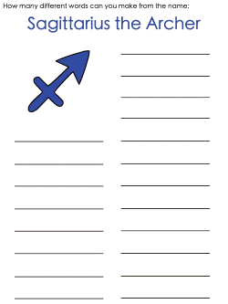 Sagittarius Word Mine