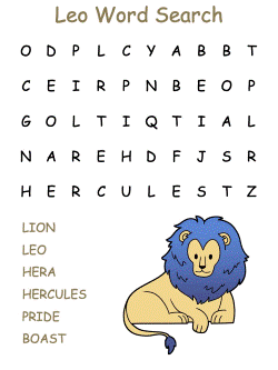 Leo Word Searches