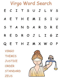 astrology themed word searches