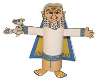 King Minos Toilet Paper Roll Craft