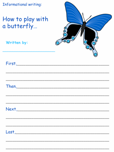 Printable Informational Writing Activities - Moon Maiden Theme