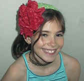 Tissue Paper Flower Hair Clips