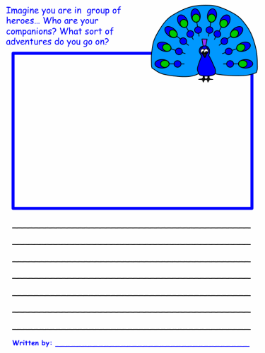 Small Abdul Draw and Write worksheets