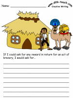 Small Abdul and the Caliph's Daughter Spark Writing Prompt