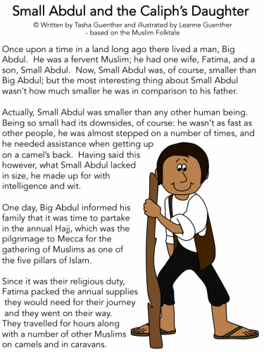 Small Abdul and the Caliph's Daughter