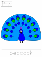 Printable print practice worksheet - Pp peacock