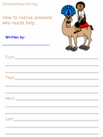 Small Abdul and the Caliph's Daughter Informational Writing