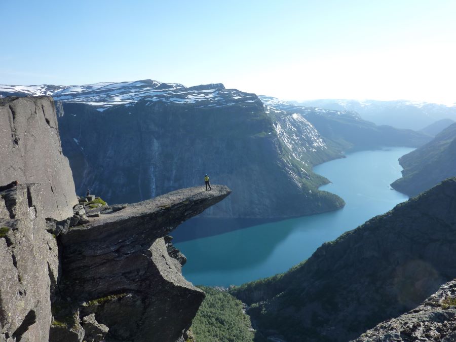 image of the magnificent Trolltunga in Vestland, Norway