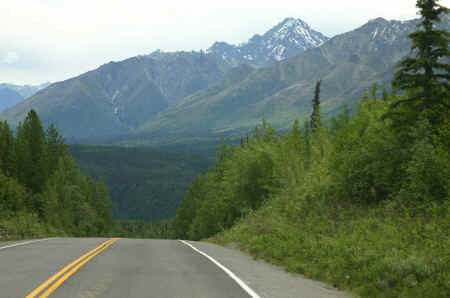 Alaska highway photo by Leanne Guenther