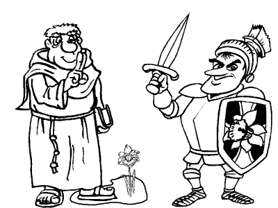 saint david's day coloring page