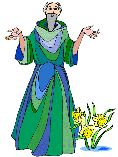 saint david's day coloring page