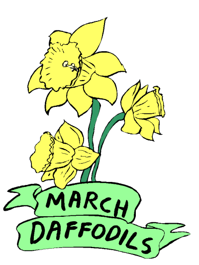 saint david's day coloring page