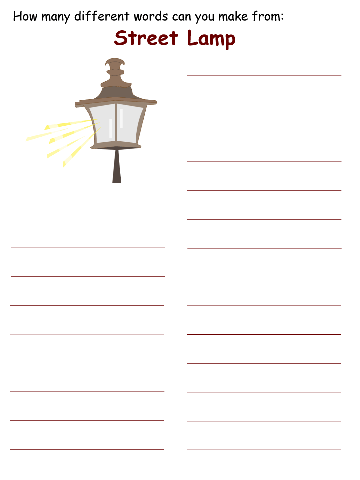 Word mine worksheet for this fable, in colour.