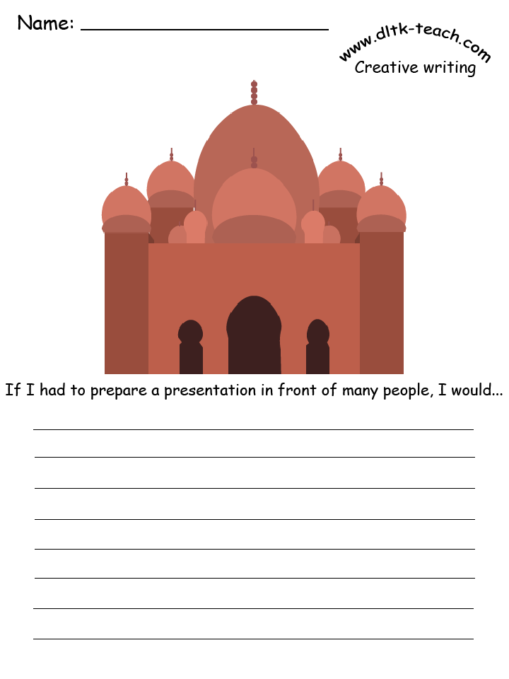 The Three Fridays printable writing prompt
