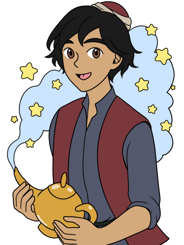 Aladdin, now older.