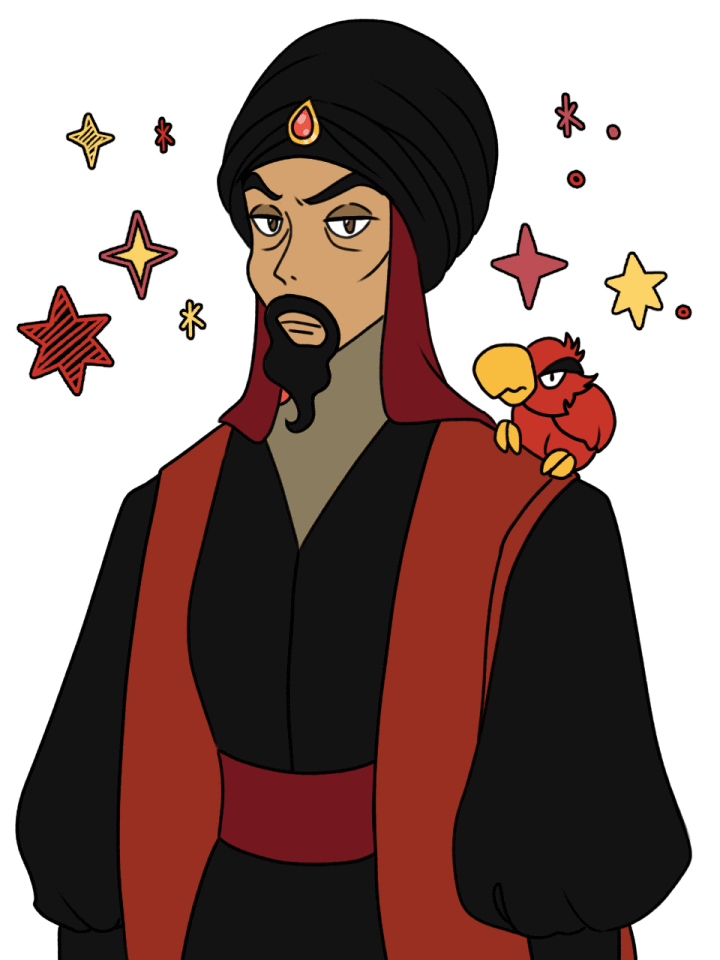 The magician, now older and more bitter.