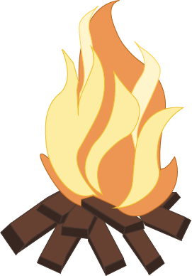 the fire that Aladdin and his uncle created in the desert
