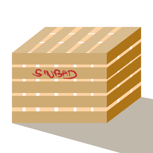 Sinbad's cargo with his name on it.