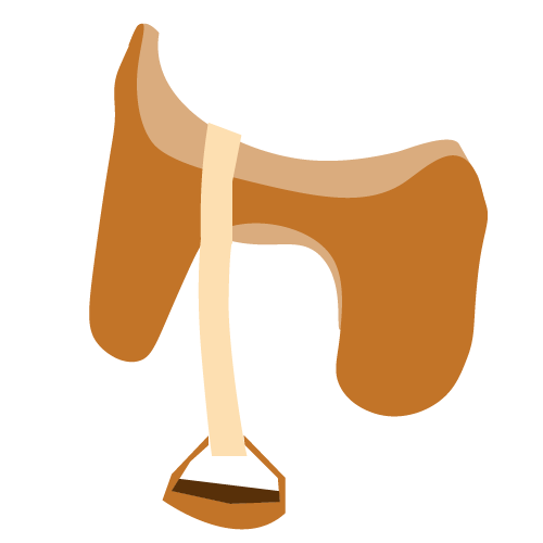 A horse's saddle, one that Sinbad would sell in this city.